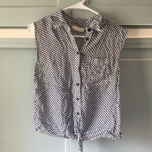 Vintage Patterned Tank Top